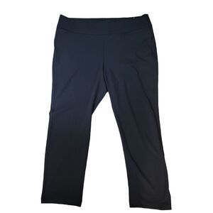 Lane Bryant ponte knit black straight leg trouser pants size 20S 20 petite